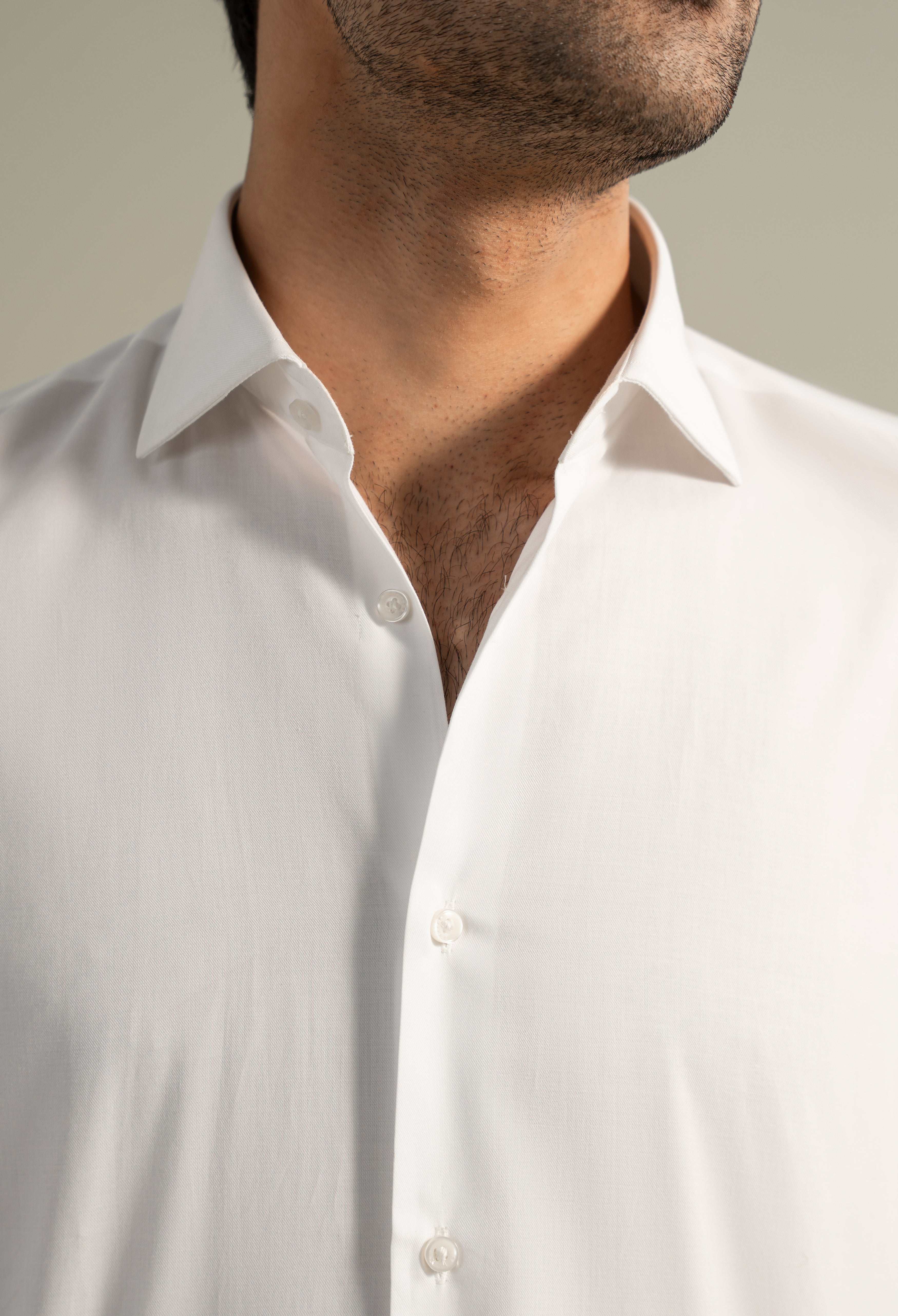 Milky White Formal Shirt