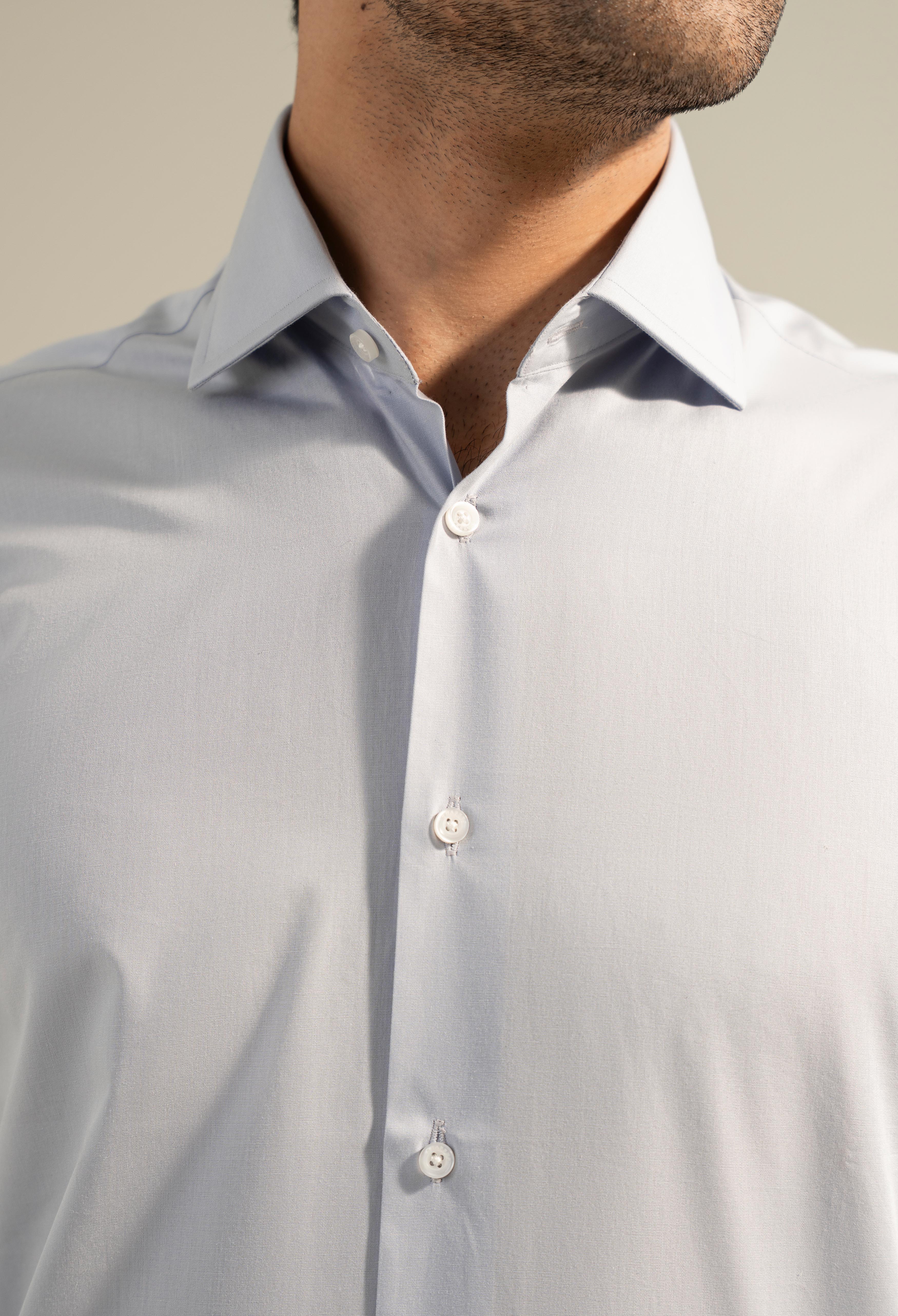 Cerulean Blue Formal Shirt