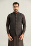 Chameleon Blue Waffle Knit Waistcoat