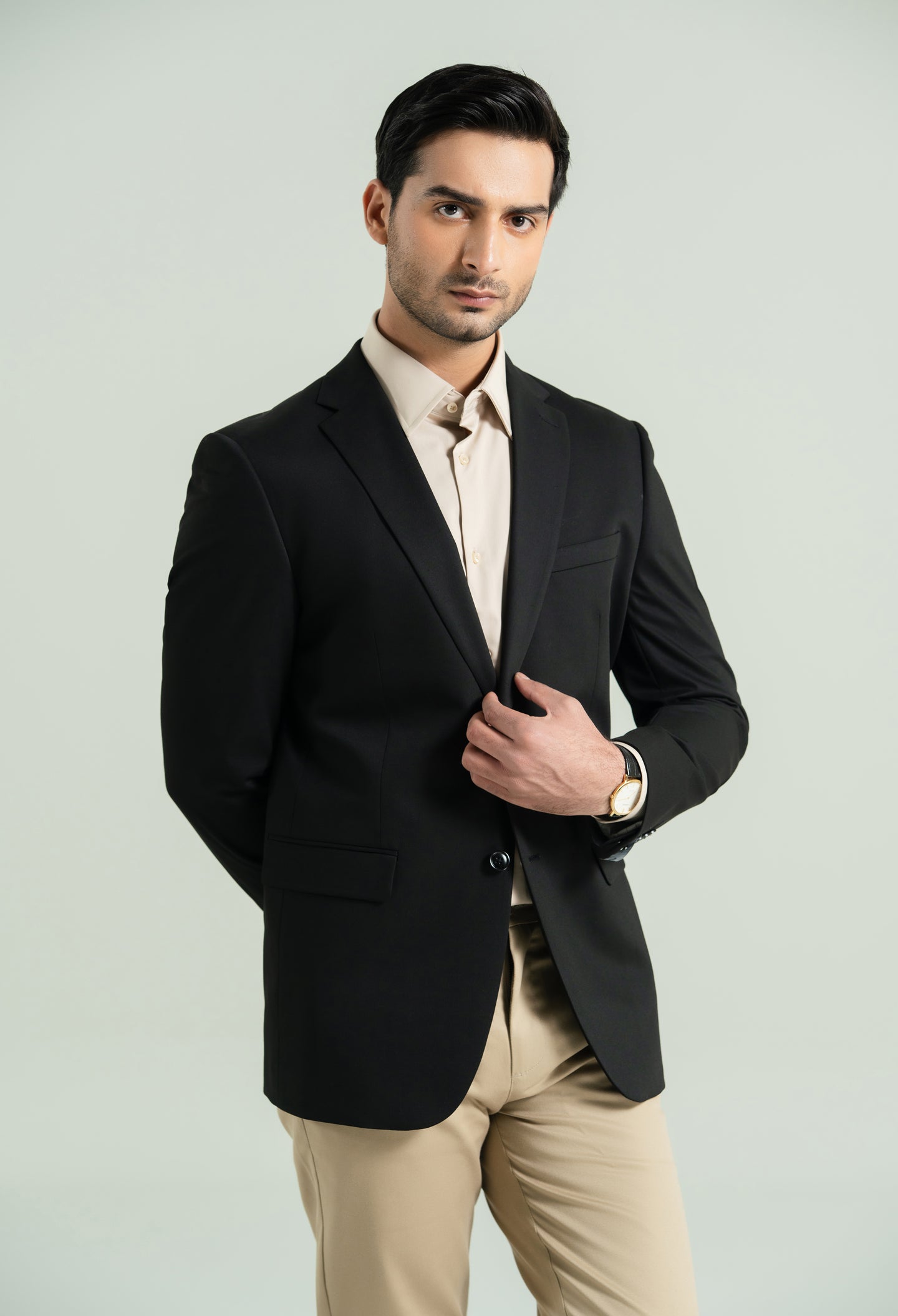 Jet Black Basic Blazer