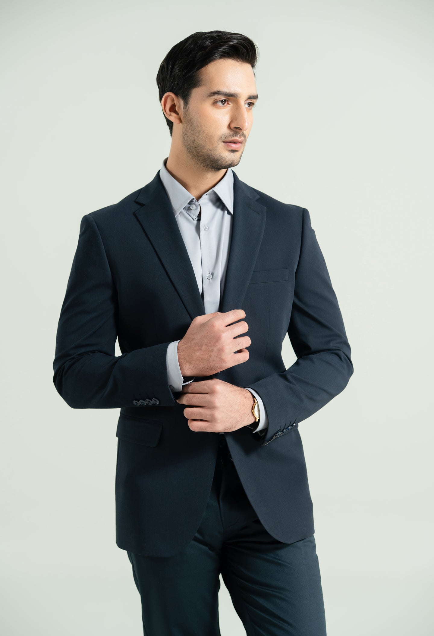 Navy Blue Basic Blazer