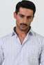 Greyish Blue Stripes Shirt
