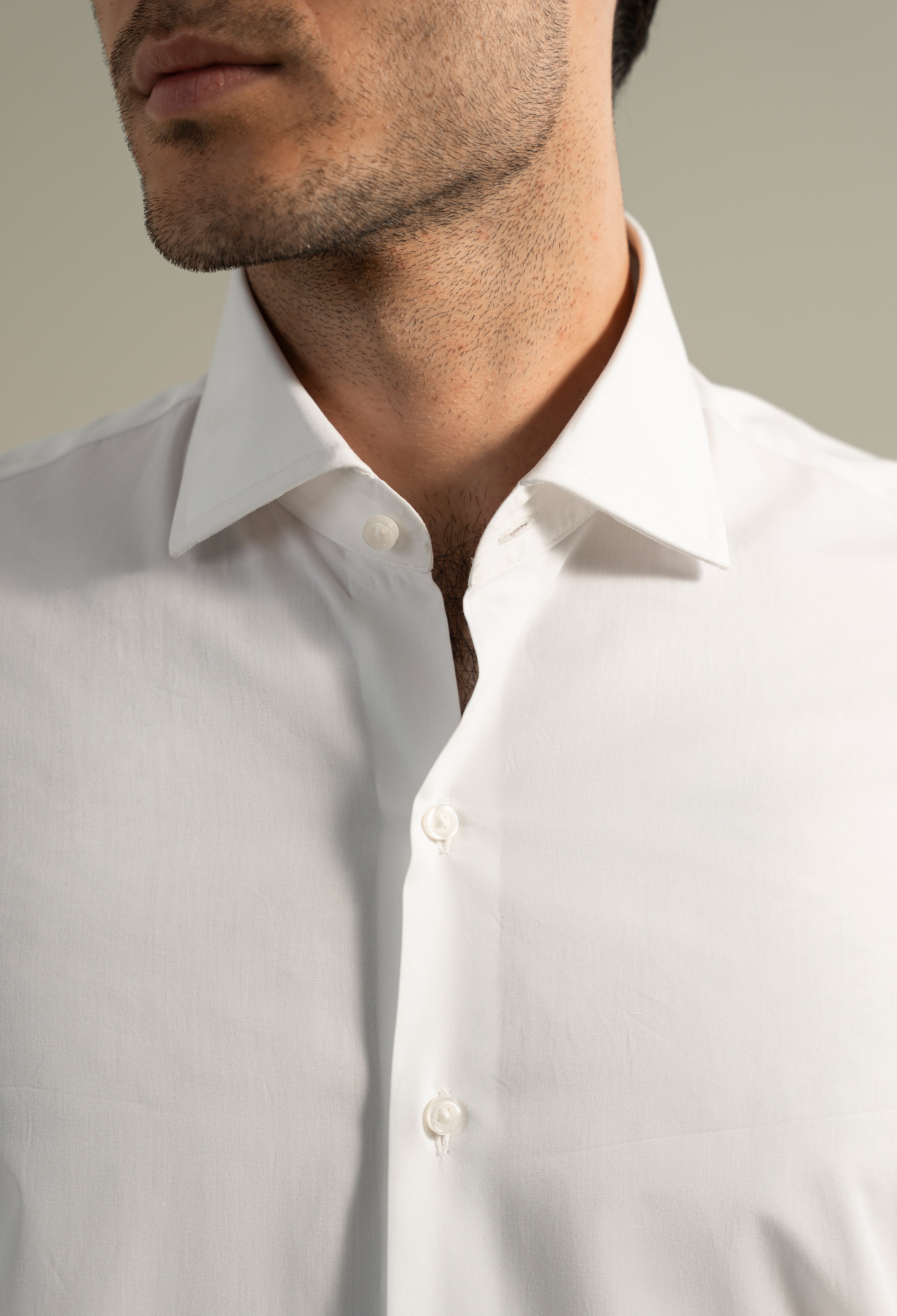 Coconut White Formal Shirt
