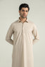 Parmesan Beige Blended Kameez Shalwar