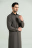 Dark Olive Detailing Kameez Shalwar