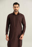 Dark Burgundy Detailing Kameez Shalwar