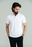 Chalk White Basic Polo