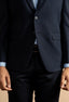 Navy Blue Tweed Blazer