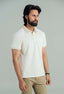 Butter Cream Contrast Collar Polo