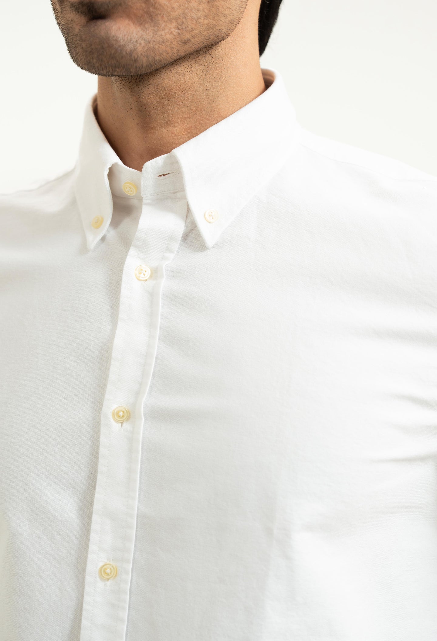 Bone White Oxford Shirt