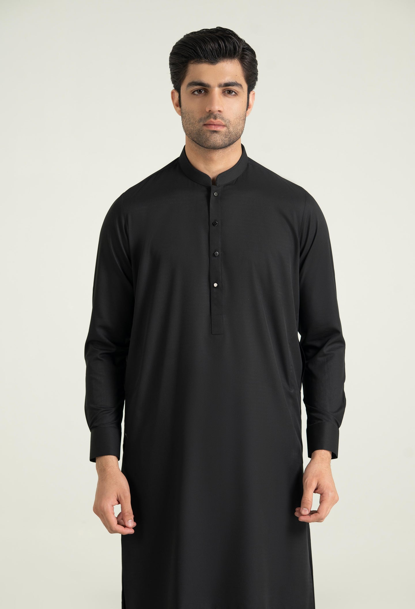Carbon Black Blended Kameez Shalwar