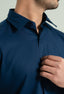 Royal Blue Semi Formal Shirt