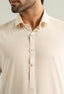 Creamy Beige Cotton Kameez Shalwar