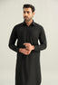 Carbon Black Detailing Kameez Shalwar