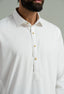 Off White Detailing Kameez Shalwar