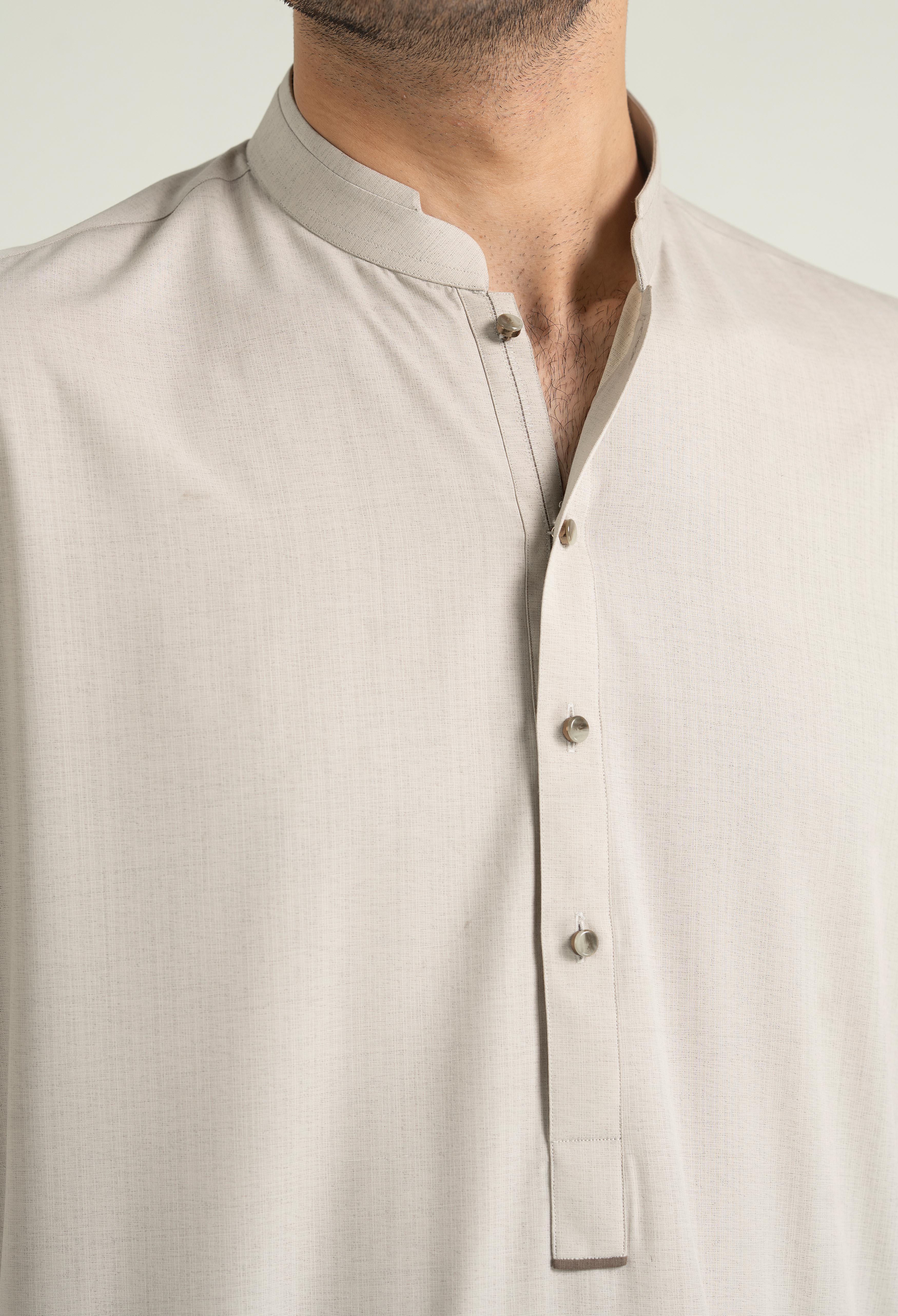 Moss Green Blended kameez Shalwar