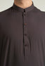 Dark Brown Blended Kameez Shalwar