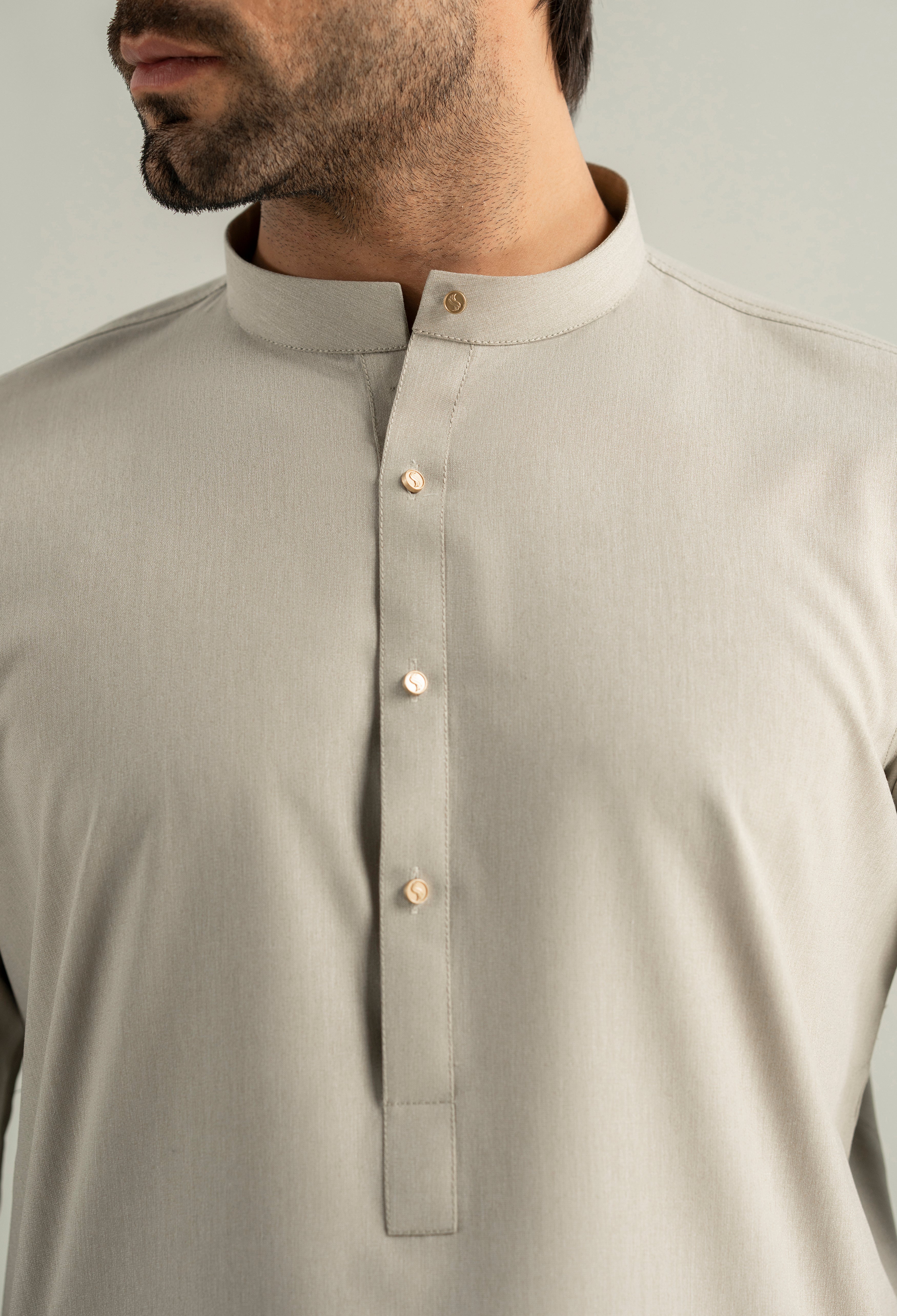 Pistachio Green Blended Kameez Shalwar