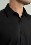 Jet Black Semi Formal Shirt