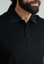 Charcoal Black Basic Polo