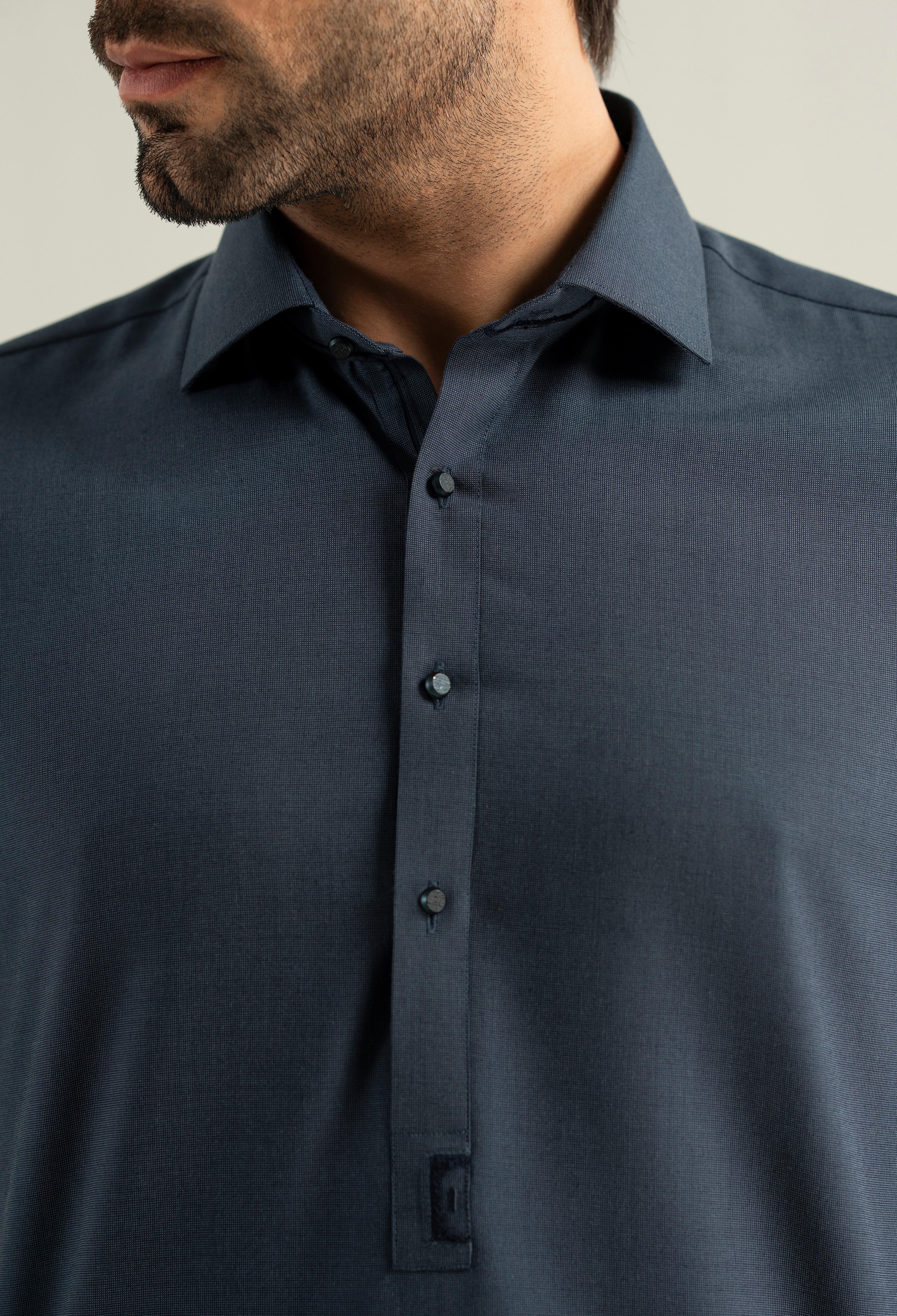 Indigo Blue Cotton Kameez Shalwar