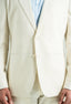 Off White Linen Twill Blazer
