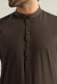 Umber Brown Blended Kameez Shalwar