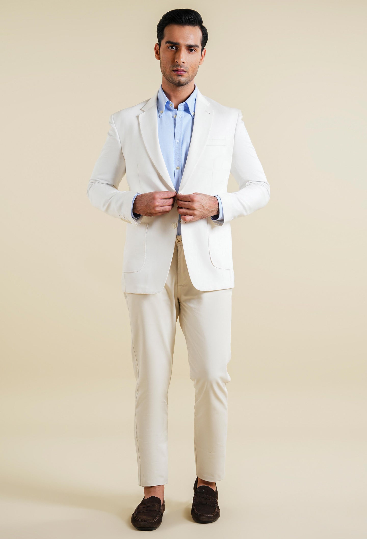 Daisy White Linen Jacket