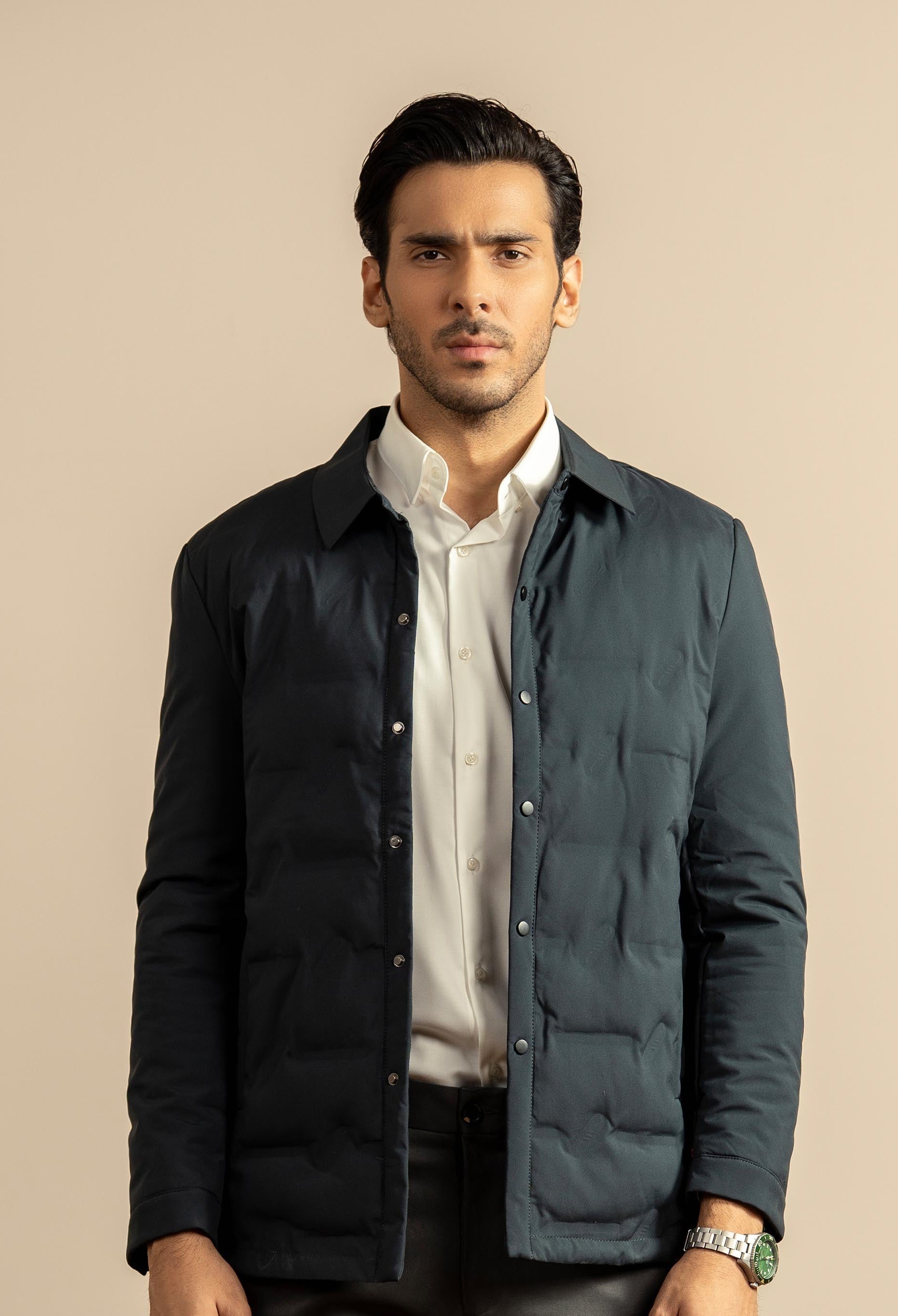 Black Forest Green Travel Down Jacket