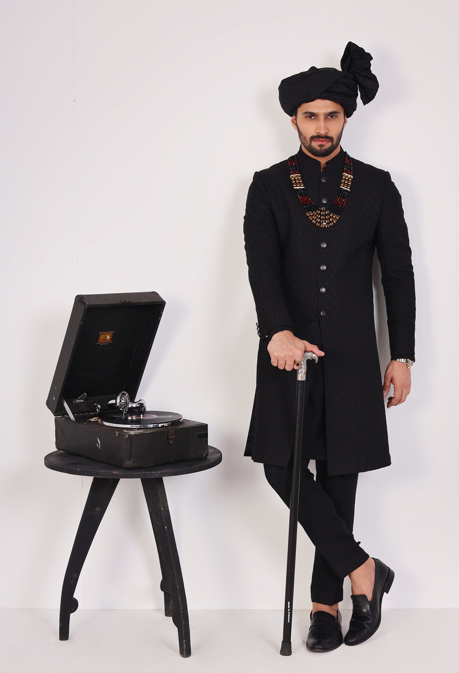 Black Bolt Sherwani (Sher-000111)