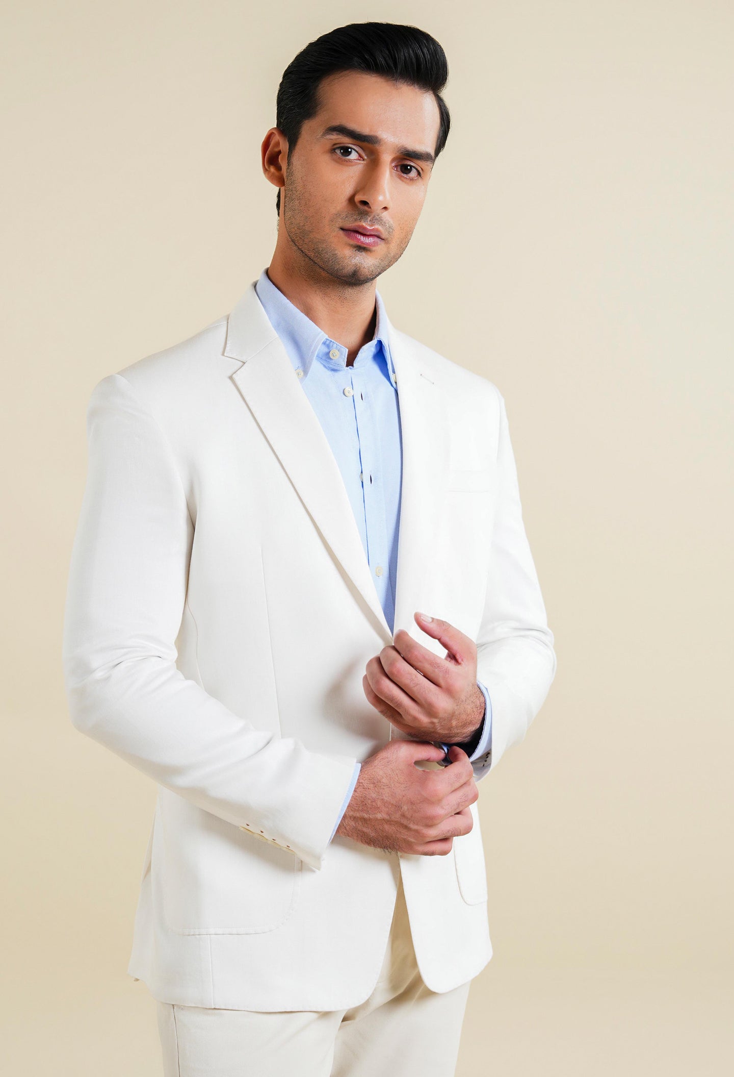 Daisy White Linen Jacket