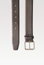 Grey Leather Belt