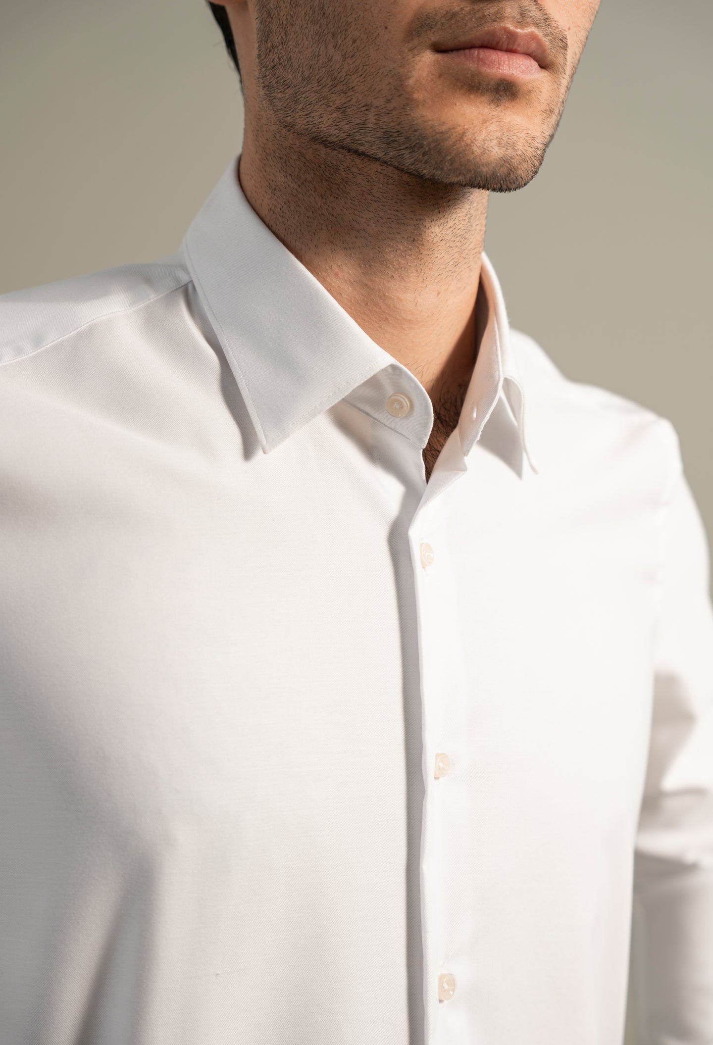Banana White Formal Shirt