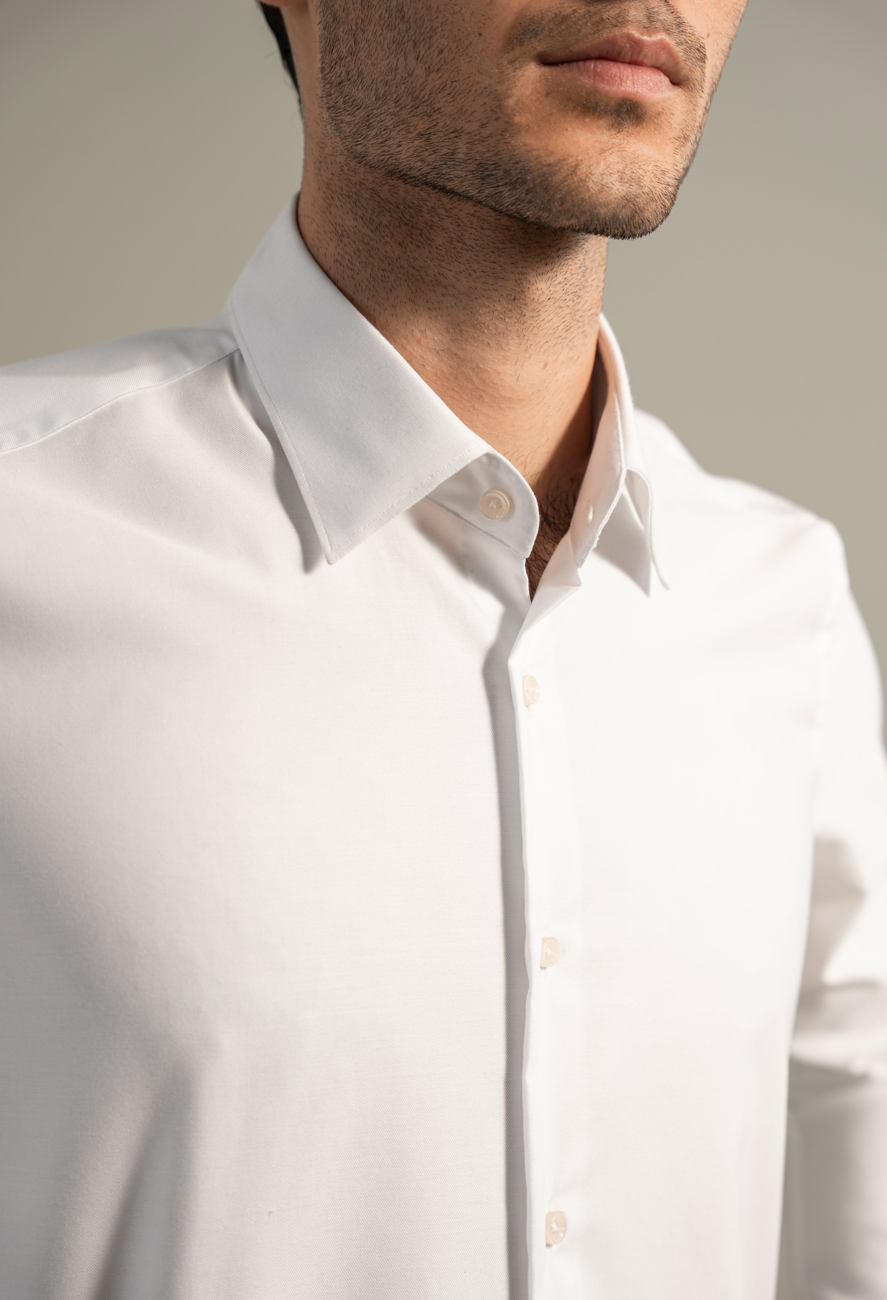 Banana White Formal Shirt