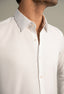 Azure White Herringbone Formal Shirt