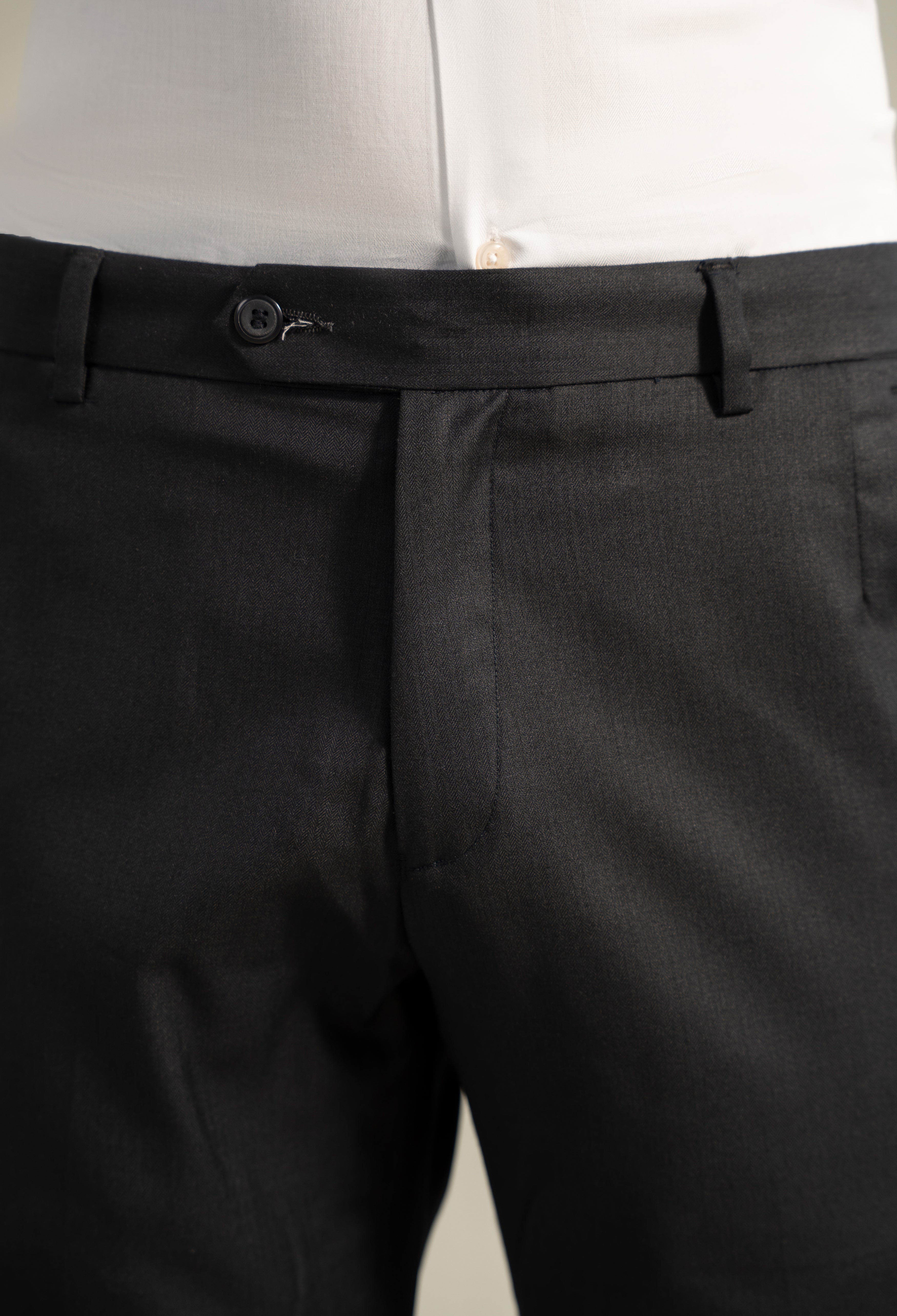 Navy Woolen Dress Pant