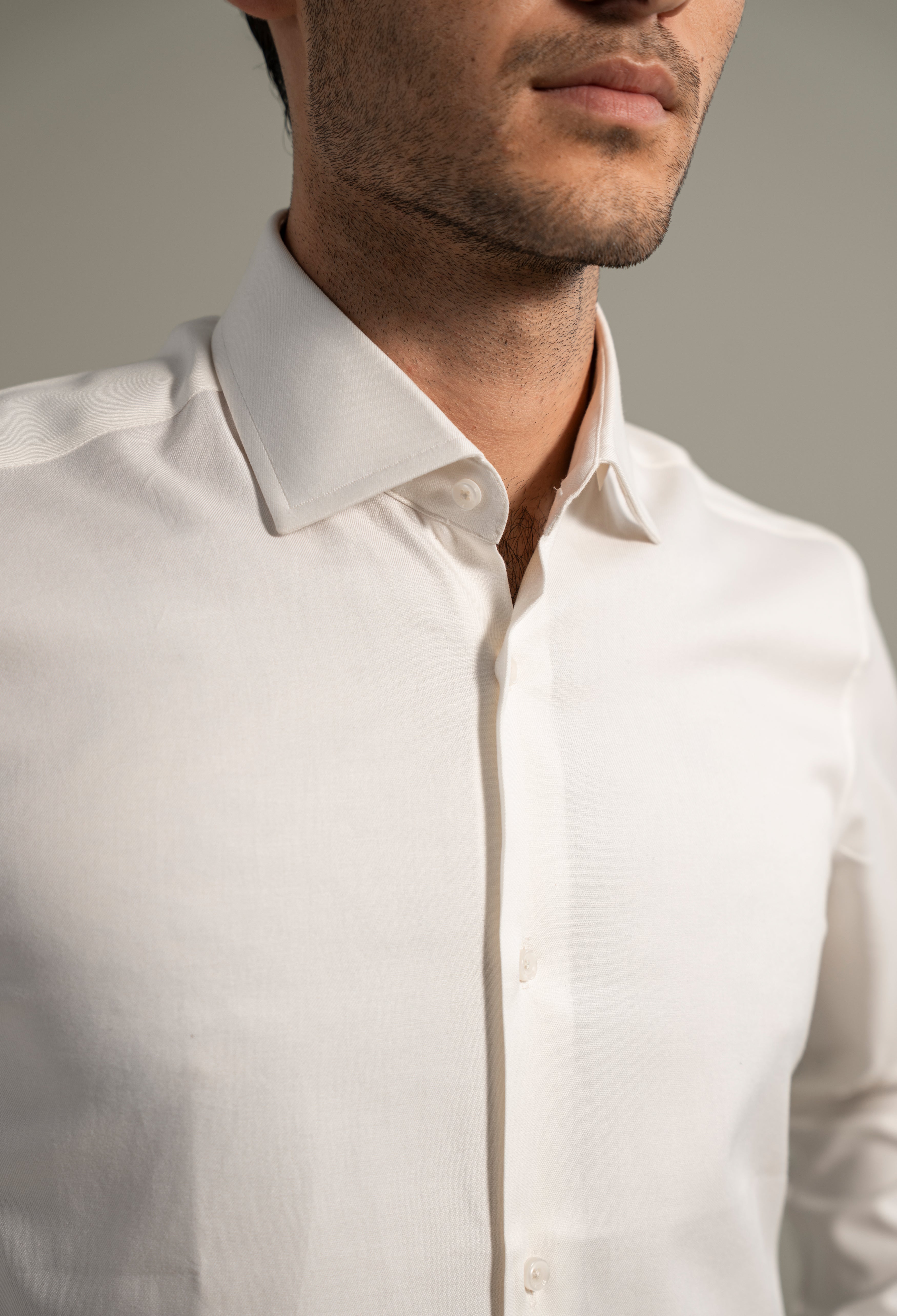 Banana White Formal Shirt