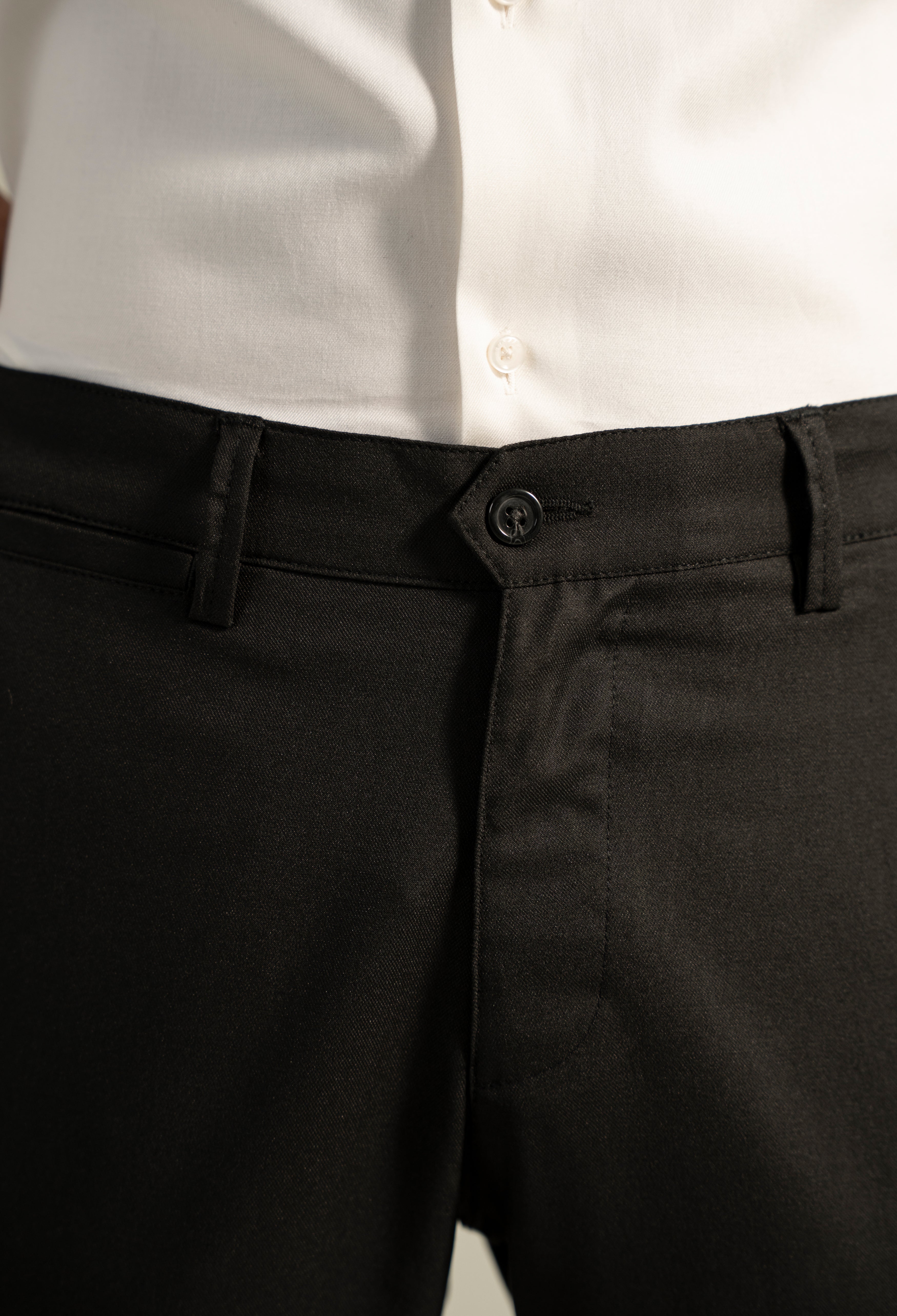 Black Lycra Dress Pant