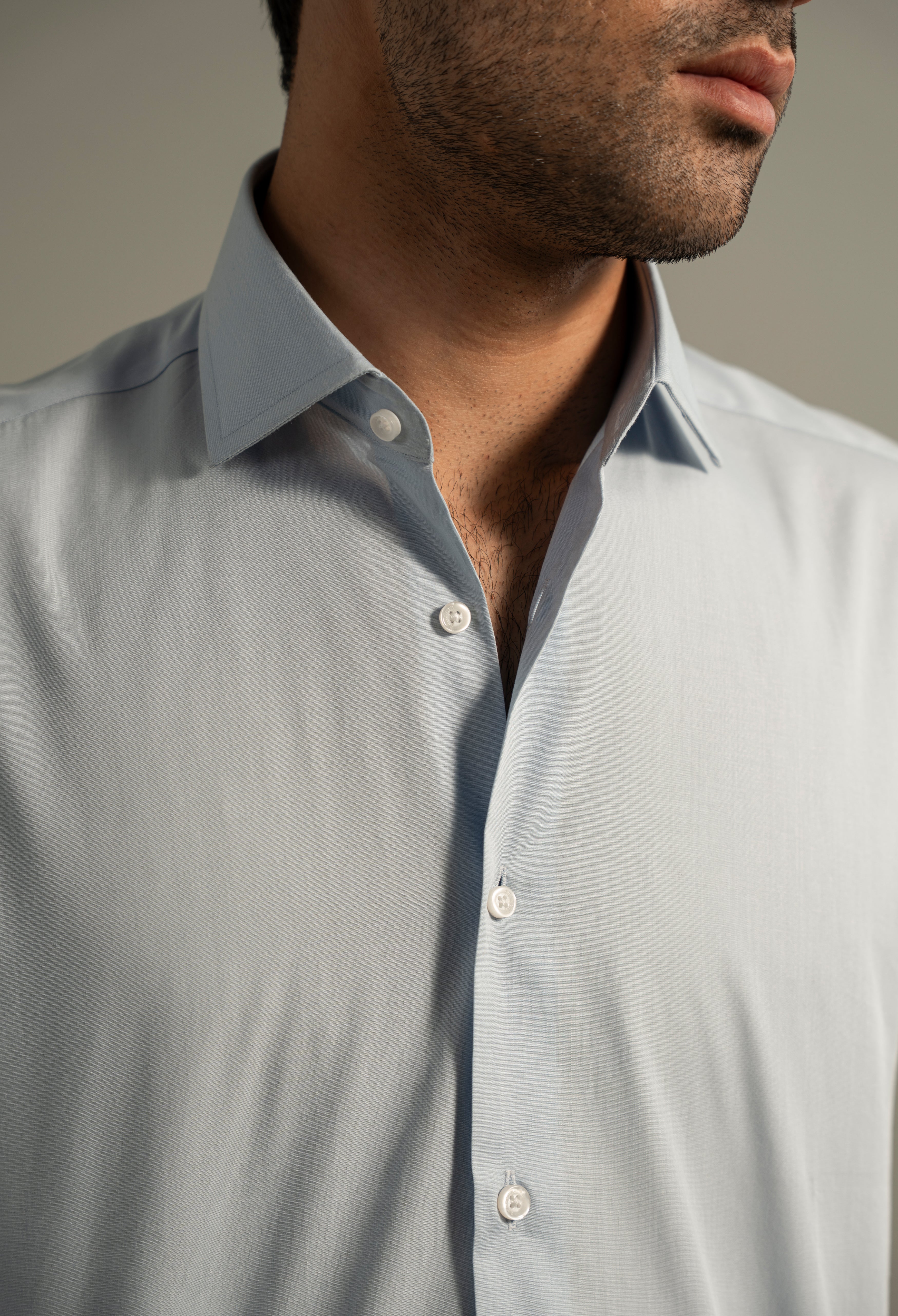 Aquamarine Blue Lavender Formal Shirt