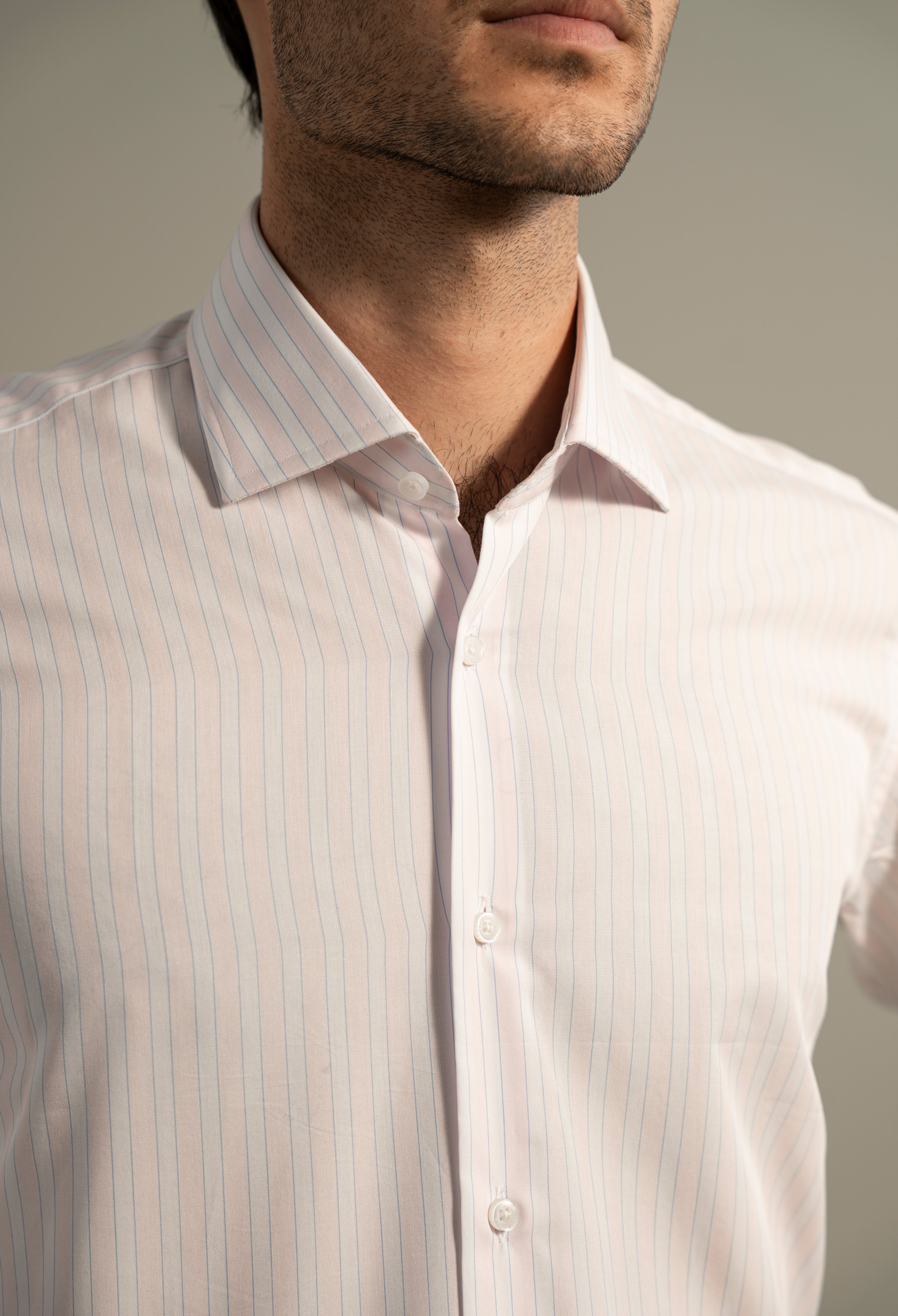 Pink Salt Stripe Shirt