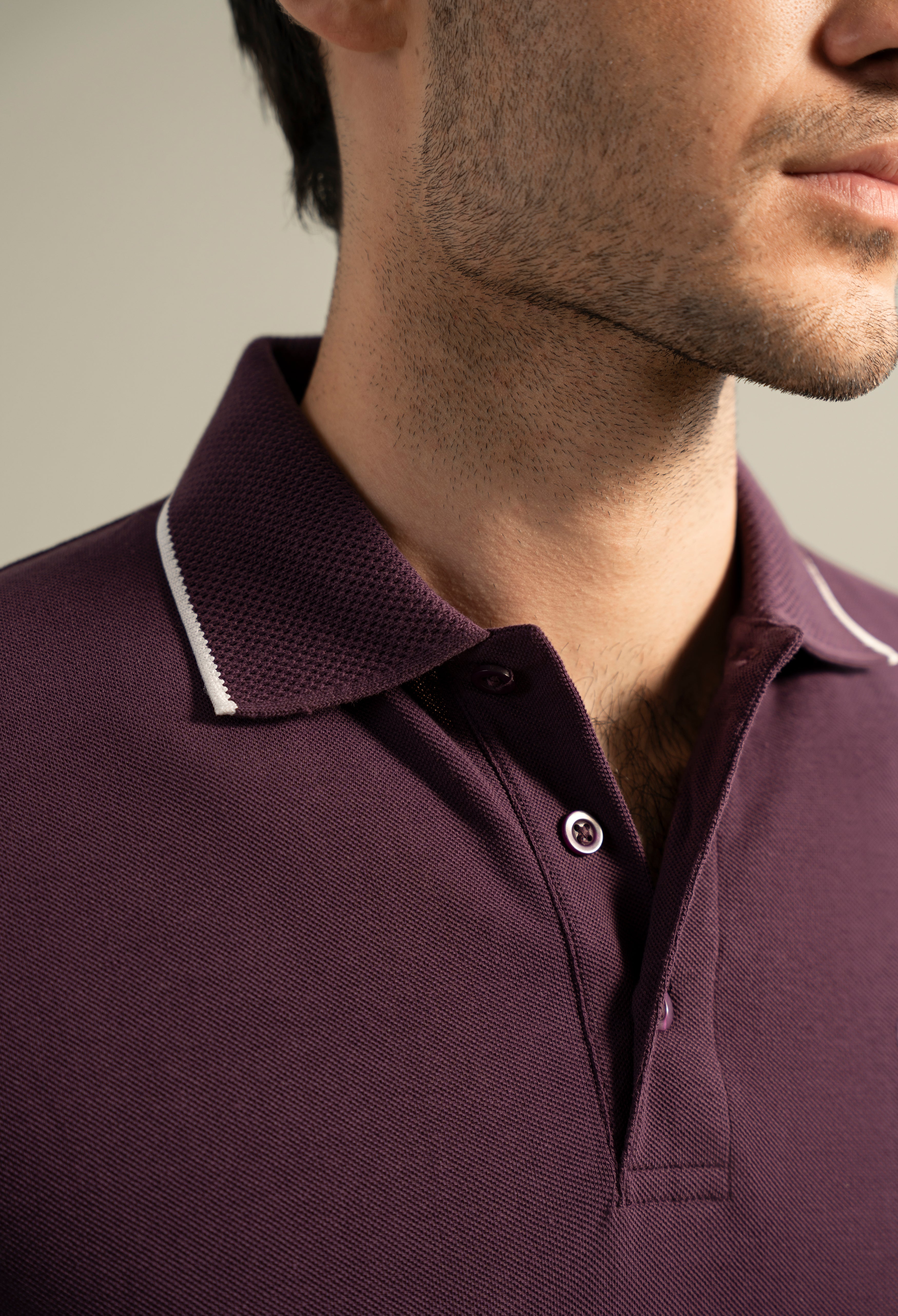 Wine Purple Polo
