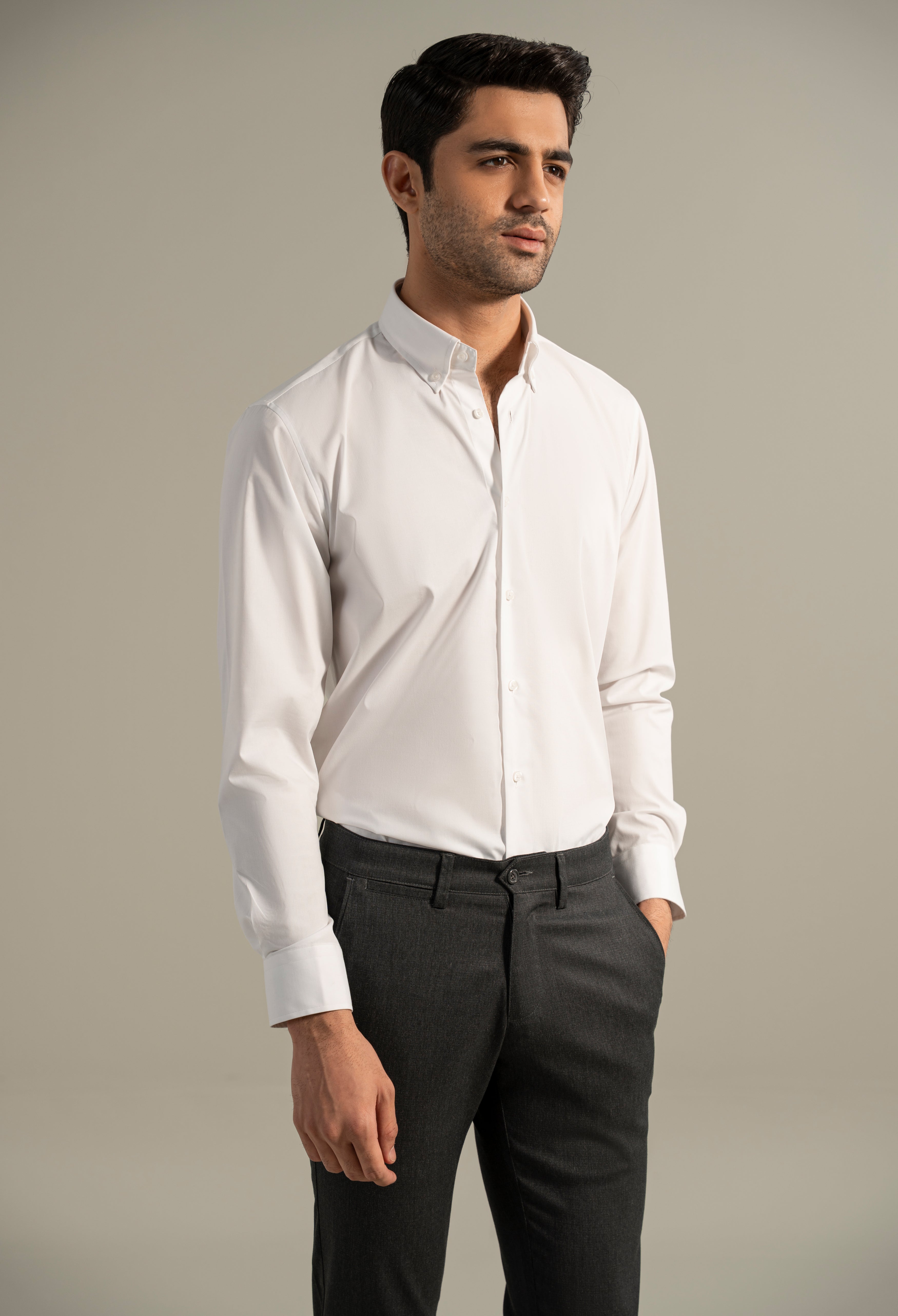 Snow White Semi Formal Shirt