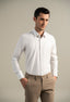 Banana White Formal Shirt