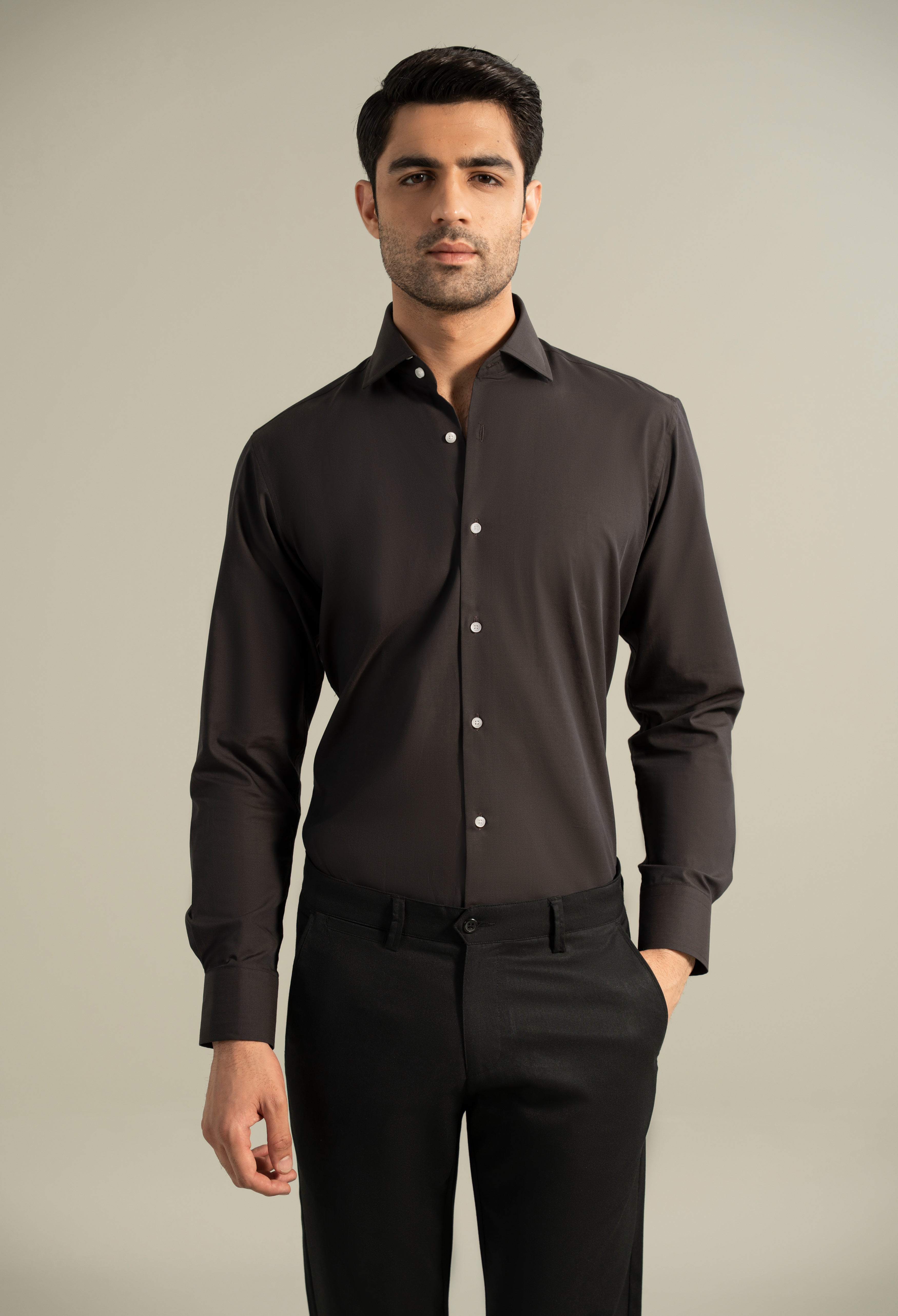 Cold Black Formal Shirt