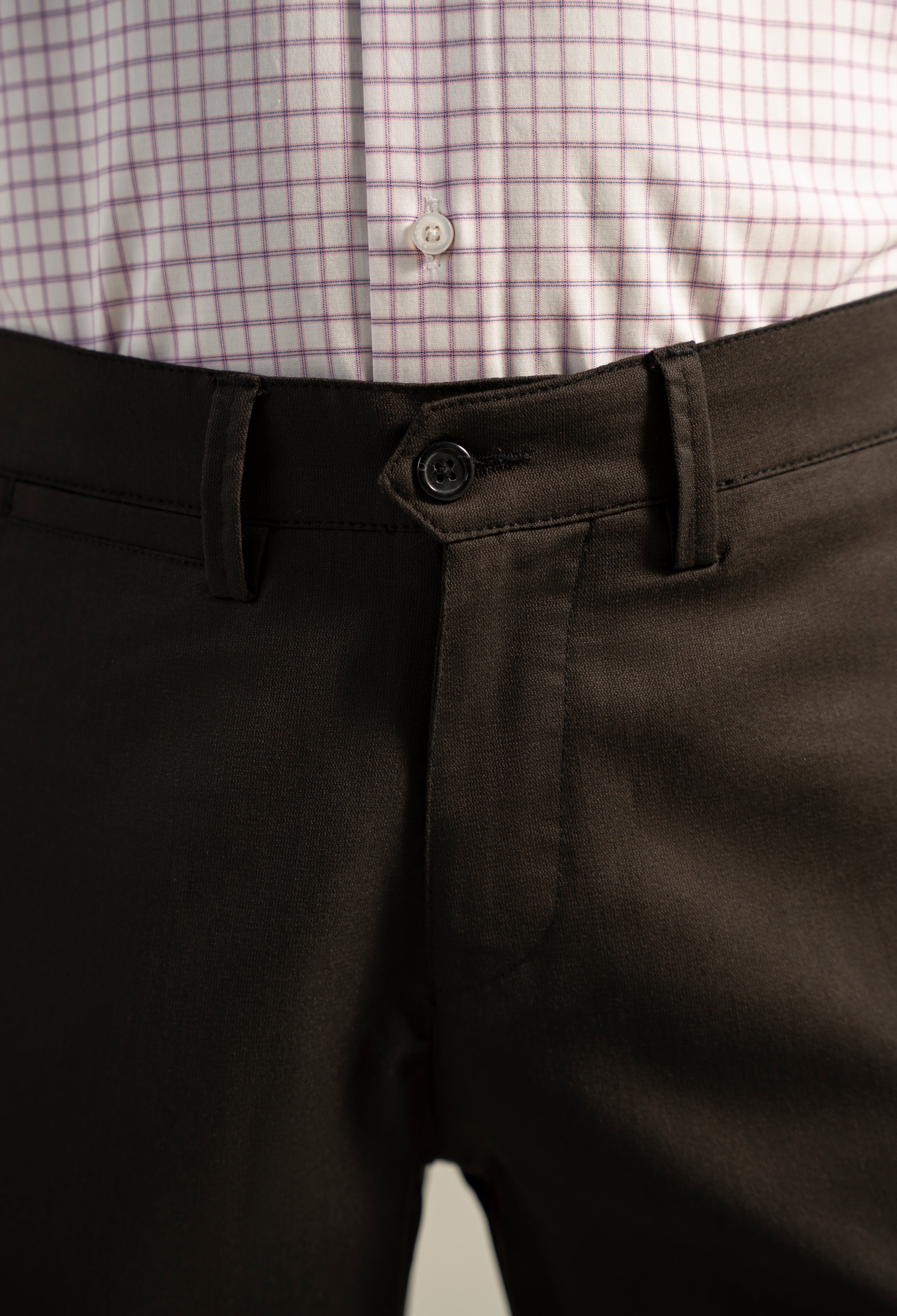 D/Brown Lycra Dress Pant
