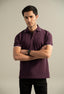 Wine Purple Polo