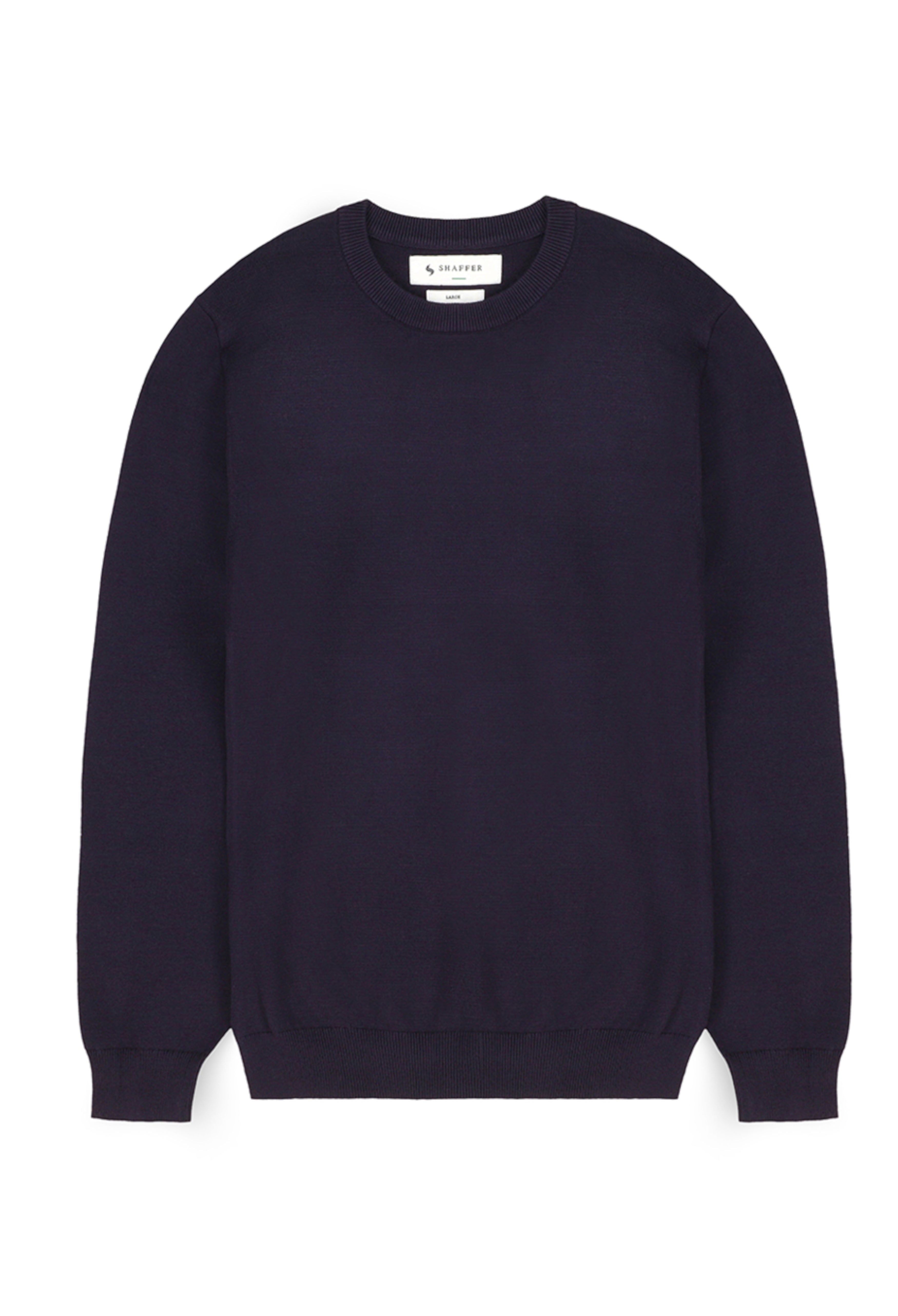 Purple Crew Neck Sweater