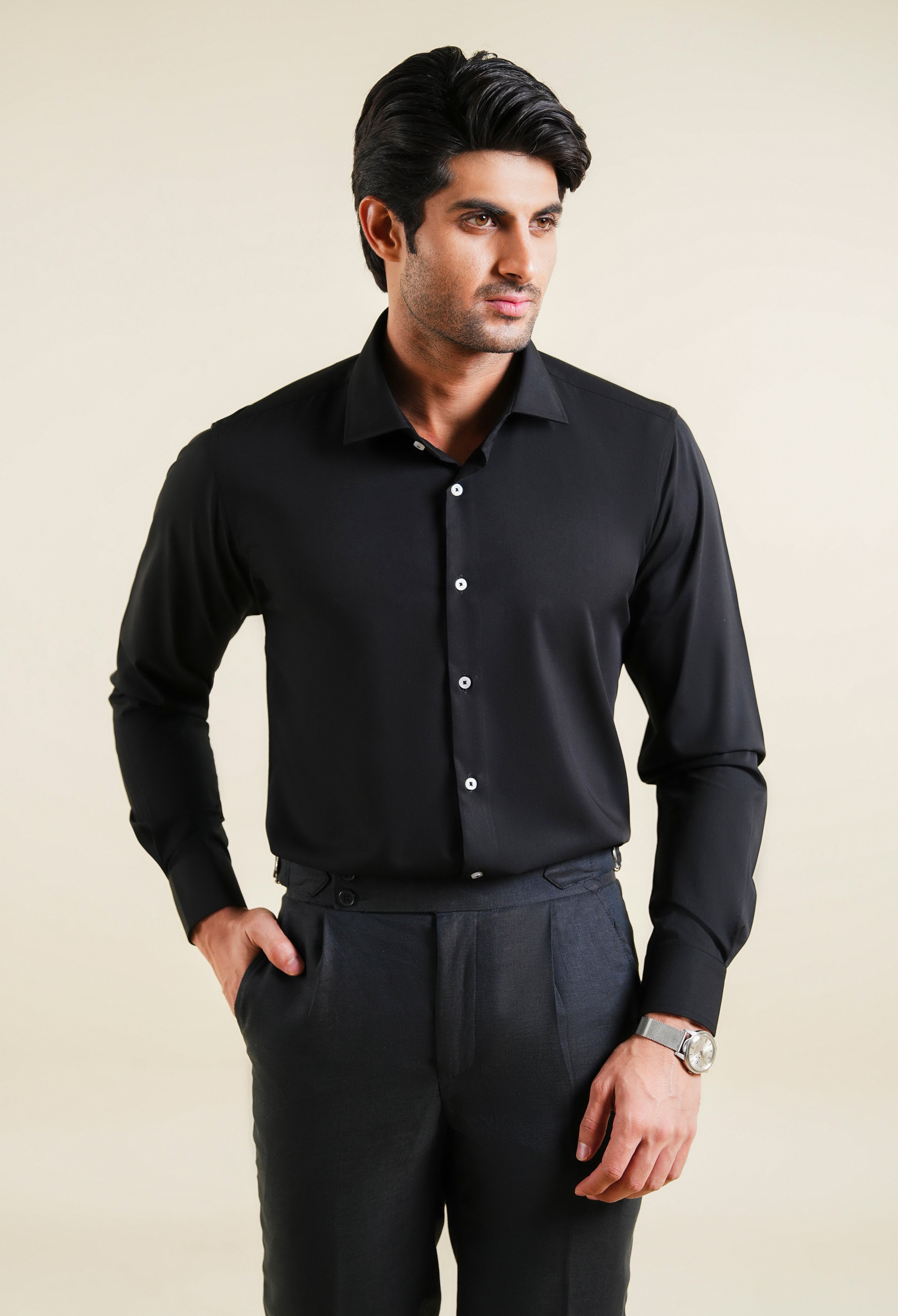 Black Cat Casual Shirt