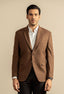 Chocolate Brown Tweed Blazer