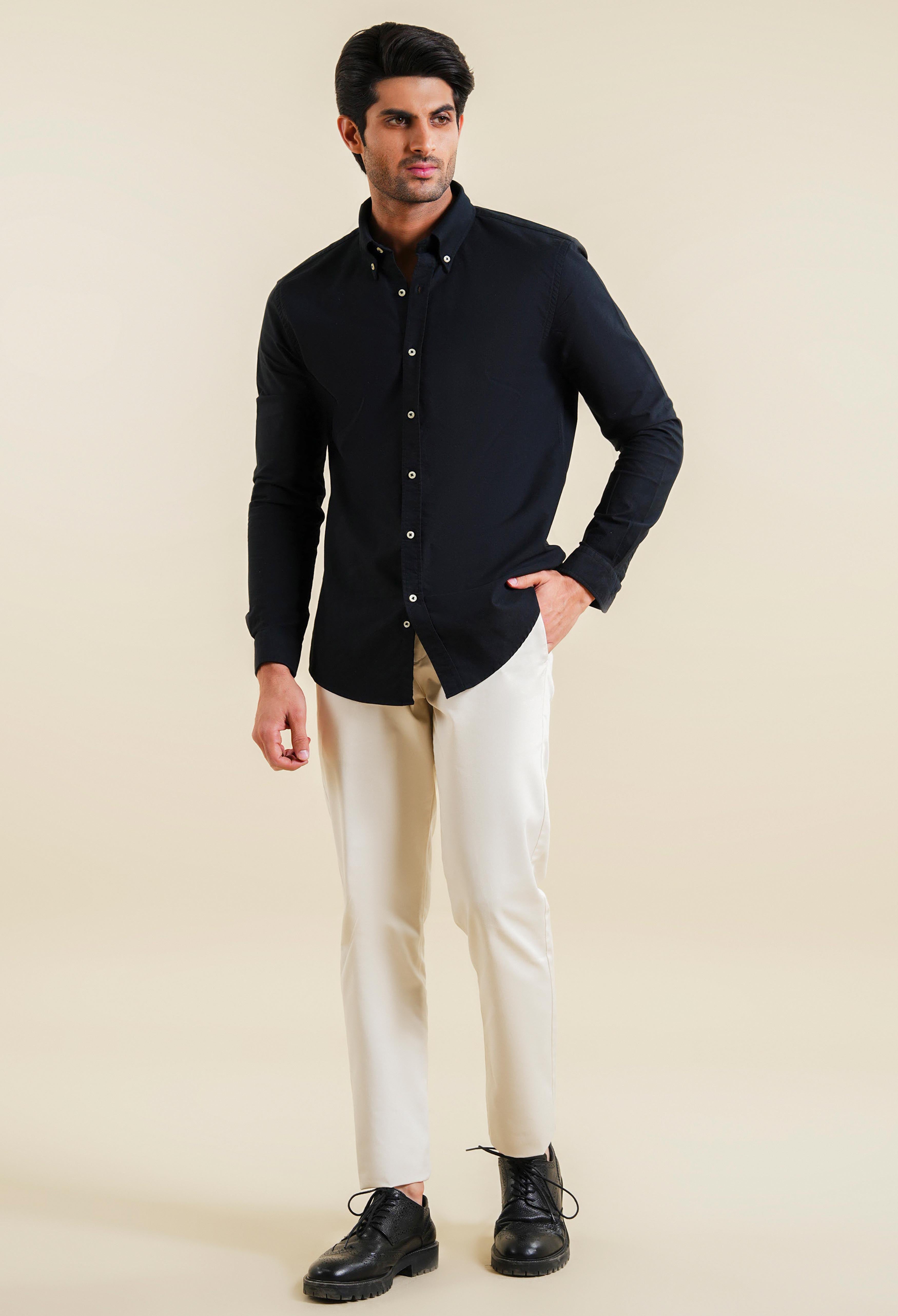 Mid Night Blue Oxford Shirt